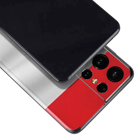 Serbia Soccer Flag Galaxy S21 Ultra 5G Skin