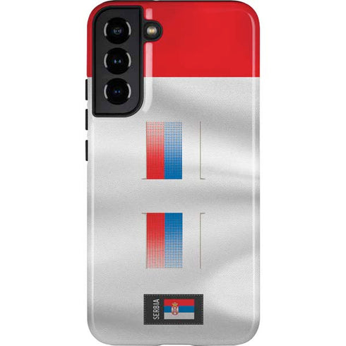 Serbia Soccer Flag Galaxy S22 Plus Pro Case