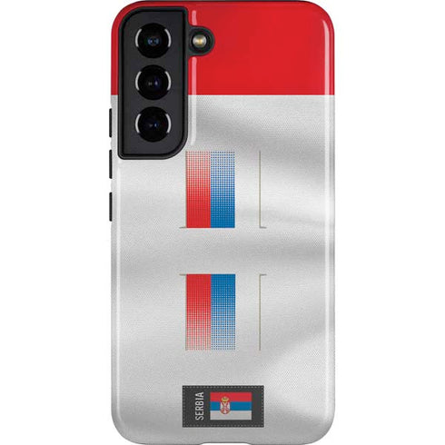 Serbia Soccer Flag Galaxy S22 Pro Case