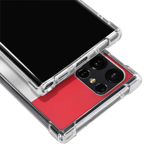 Serbia Soccer Flag Galaxy S22 Ultra Clear Case