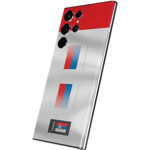 Serbia Soccer Flag Galaxy S22 Ultra Skin