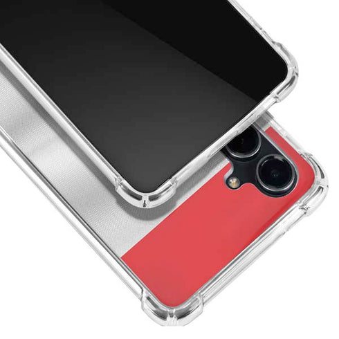 Serbia Soccer Flag Galaxy S23 FE Clear Case