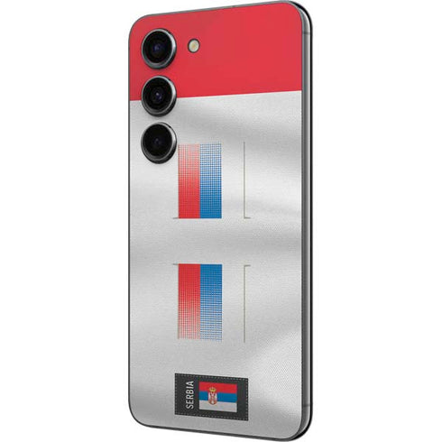 Serbia Soccer Flag Galaxy S23 Skin
