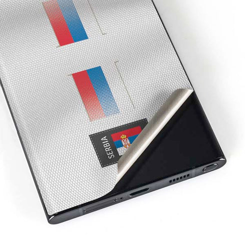 Serbia Soccer Flag Galaxy S23 Ultra Skin
