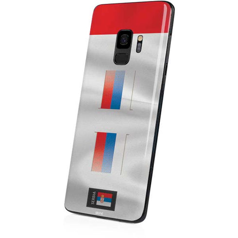Serbia Soccer Flag Galaxy S9 Skin