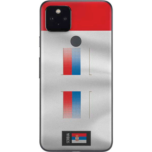Serbia Soccer Flag Google Pixel 4a 5G Skin