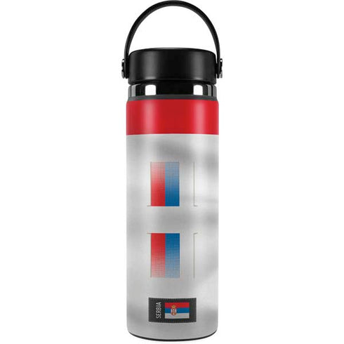 Serbia Soccer Flag Hydro Flask 20oz Wide Mouth Skin