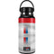 Serbia Soccer Flag Hydro Flask 32oz Wide Mouth Skin