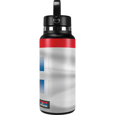 Serbia Soccer Flag Hydro Flask 32oz Wide Mouth Skin