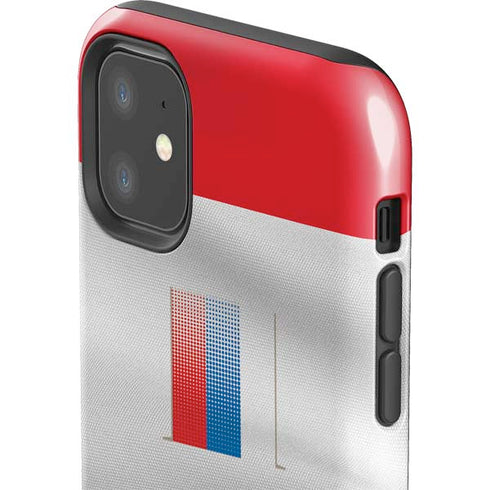 Serbia Soccer Flag iPhone 11 Impact Case
