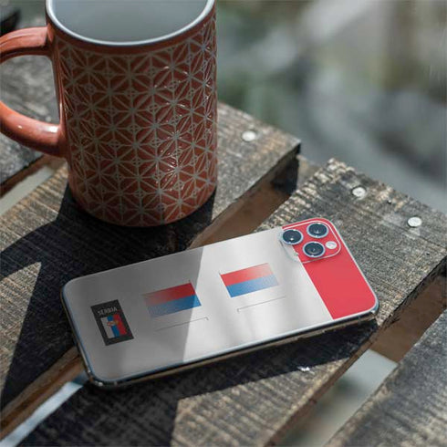 Serbia Soccer Flag iPhone 11 Pro Max Skin