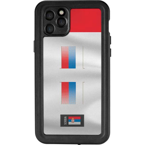 Serbia Soccer Flag iPhone 11 Pro Max Waterproof Case