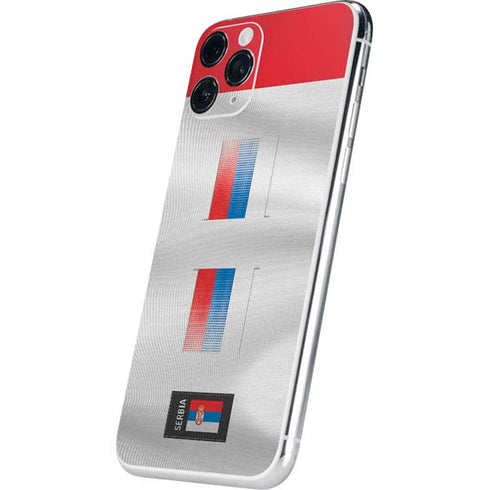 Serbia Soccer Flag iPhone 11 Pro Skin