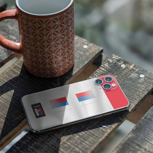 Serbia Soccer Flag iPhone 11 Pro Skin