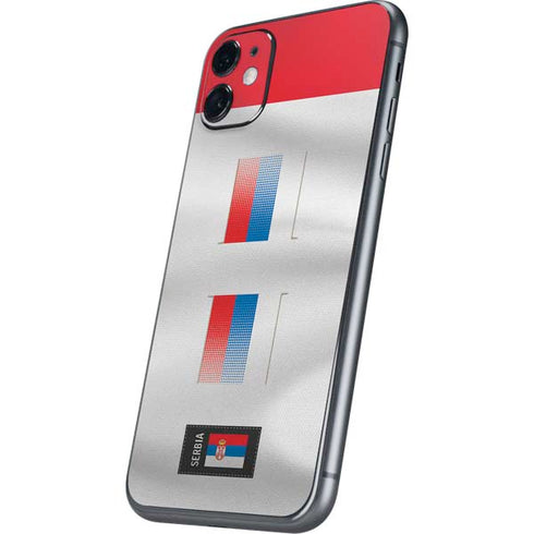 Serbia Soccer Flag iPhone 11 Skin