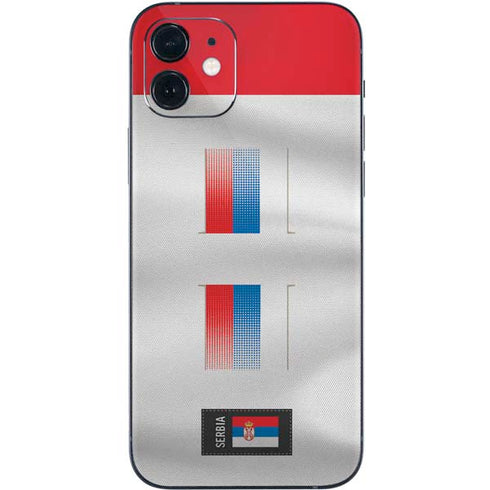 Serbia Soccer Flag iPhone 12 Mini Skin