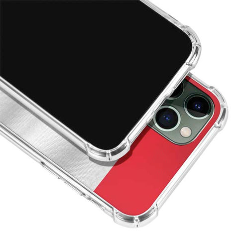 Serbia Soccer Flag iPhone 12 Pro Clear Case