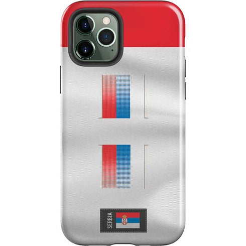 Serbia Soccer Flag iPhone 12 Pro Max Impact Case