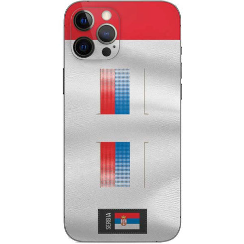 Serbia Soccer Flag iPhone 12 Pro Max Skin