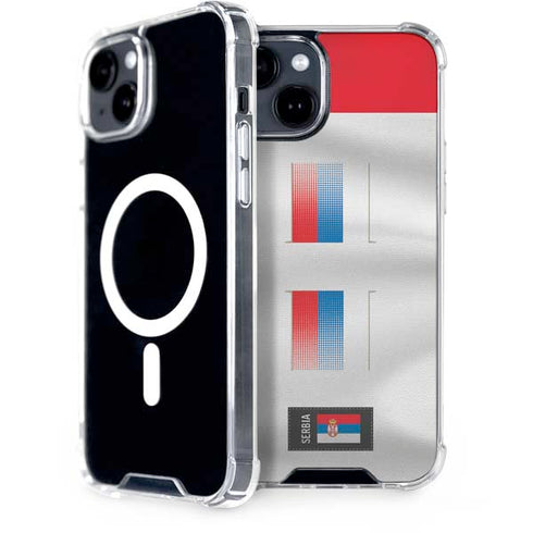 Serbia Soccer Flag iPhone 13 MagSafe Case