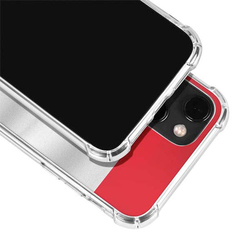 Serbia Soccer Flag iPhone 14 Plus Clear Case