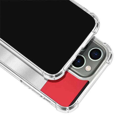 Serbia Soccer Flag iPhone 14 Pro Clear Case