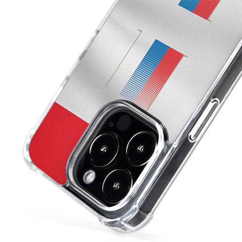 Serbia Soccer Flag iPhone 15 Pro MagSafe Case