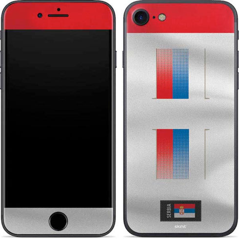 Serbia Soccer Flag iPhone 8 Skin