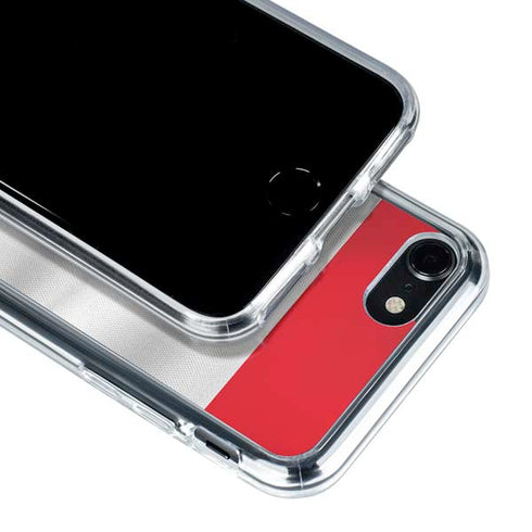 Serbia Soccer Flag iPhone SE (2nd & 3rd Gen) Clear Case