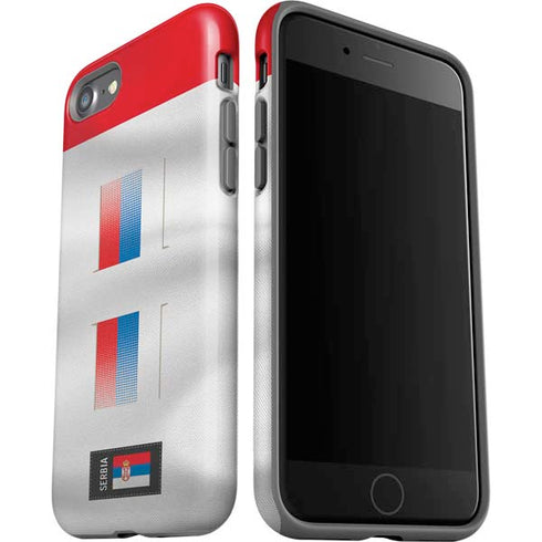 Serbia Soccer Flag iPhone SE (2nd & 3rd Gen) Pro Case