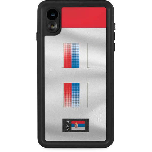 Serbia Soccer Flag iPhone XR Waterproof Case