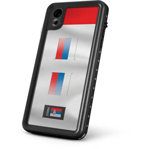 Serbia Soccer Flag iPhone XR Waterproof Case