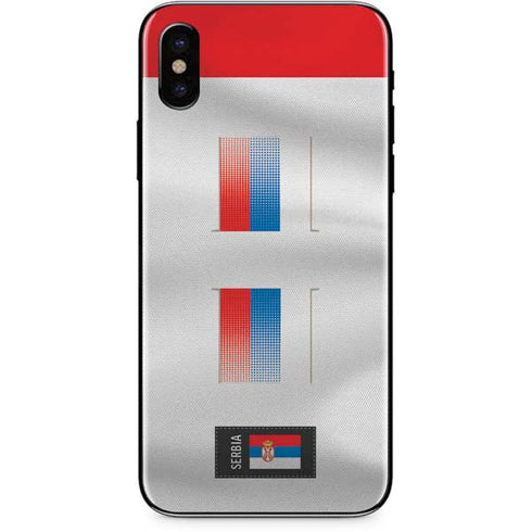 Serbia Soccer Flag iPhone XS Max Skin