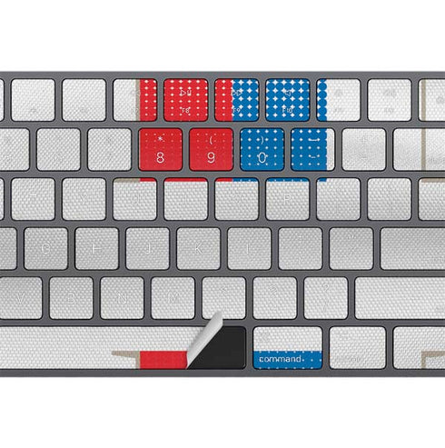 Serbia Soccer Flag Magic Keyboard with Numeric Keypad Skin
