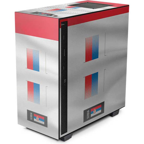 Serbia Soccer Flag NZXT H510 Compact ATX Mid-Tower Case Skin