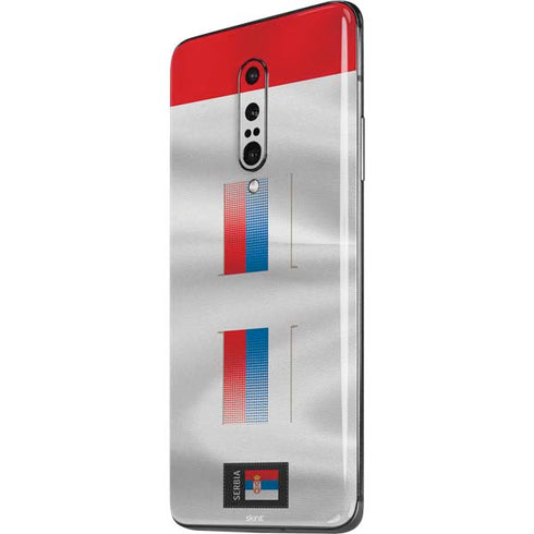 Serbia Soccer Flag OnePlus 7 Pro Skin