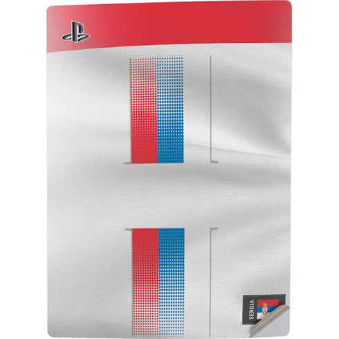 Serbia Soccer Flag PS5 Digital Edition Console Skin