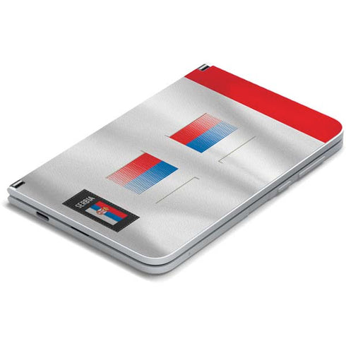 Serbia Soccer Flag Surface Duo Skin