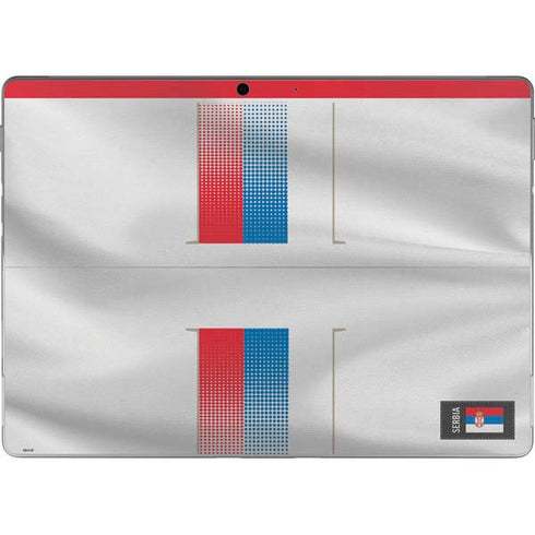 Serbia Soccer Flag Surface Pro 8 Skin