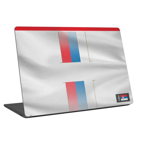 Serbia Soccer Flag Universal Laptop 17in (13.8 x 10in) Skin