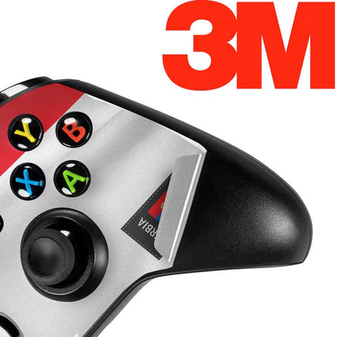 Serbia Soccer Flag Xbox One X Controller Skin