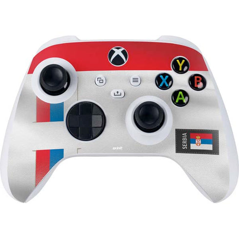 Serbia Soccer Flag Xbox Series S Controller Skin