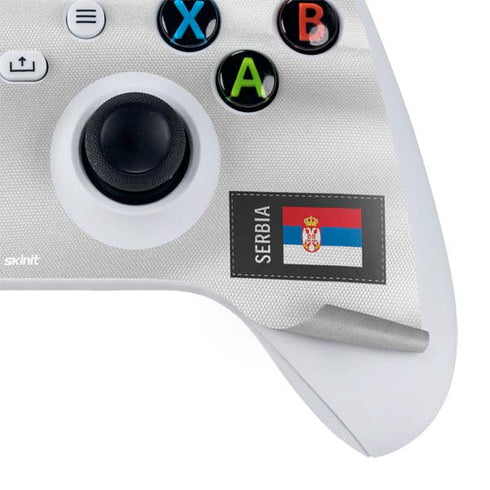 Serbia Soccer Flag Xbox Series S Controller Skin