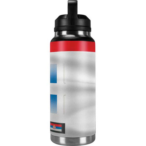 Serbia Soccer Flag YETI Rambler 36oz Bottle Skin