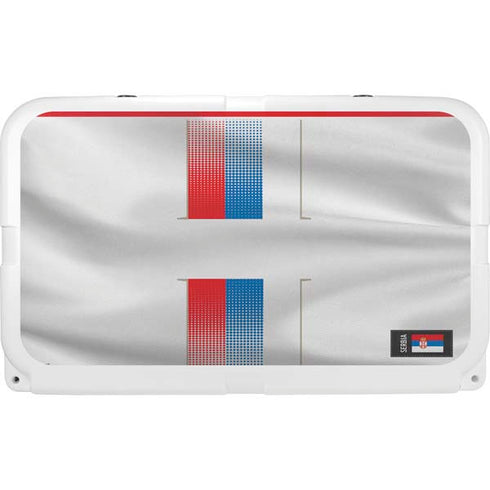 Serbia Soccer Flag YETI Tundra 45 Hard Cooler Skin
