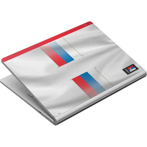 Serbia Soccer Flag Surface Book Skin
