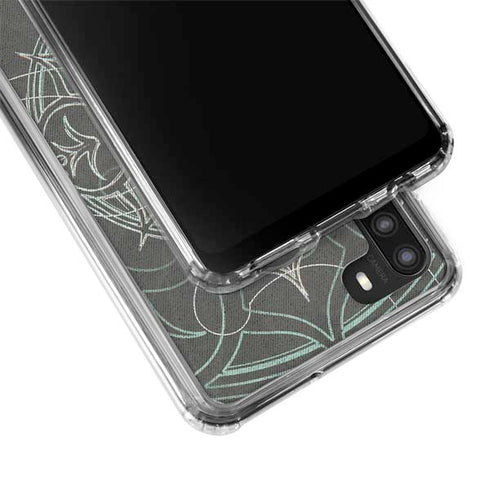 Grey Serenity Galaxy A21 Clear Case