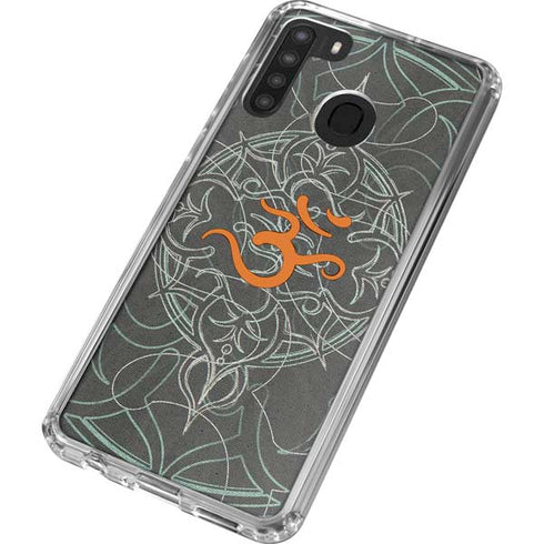 Grey Serenity Galaxy A21 Clear Case