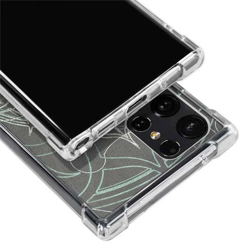 Grey Serenity Galaxy S22 Ultra Clear Case