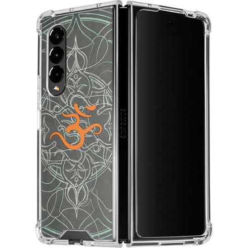 Grey Serenity Galaxy Z Fold4 5G Clear Case